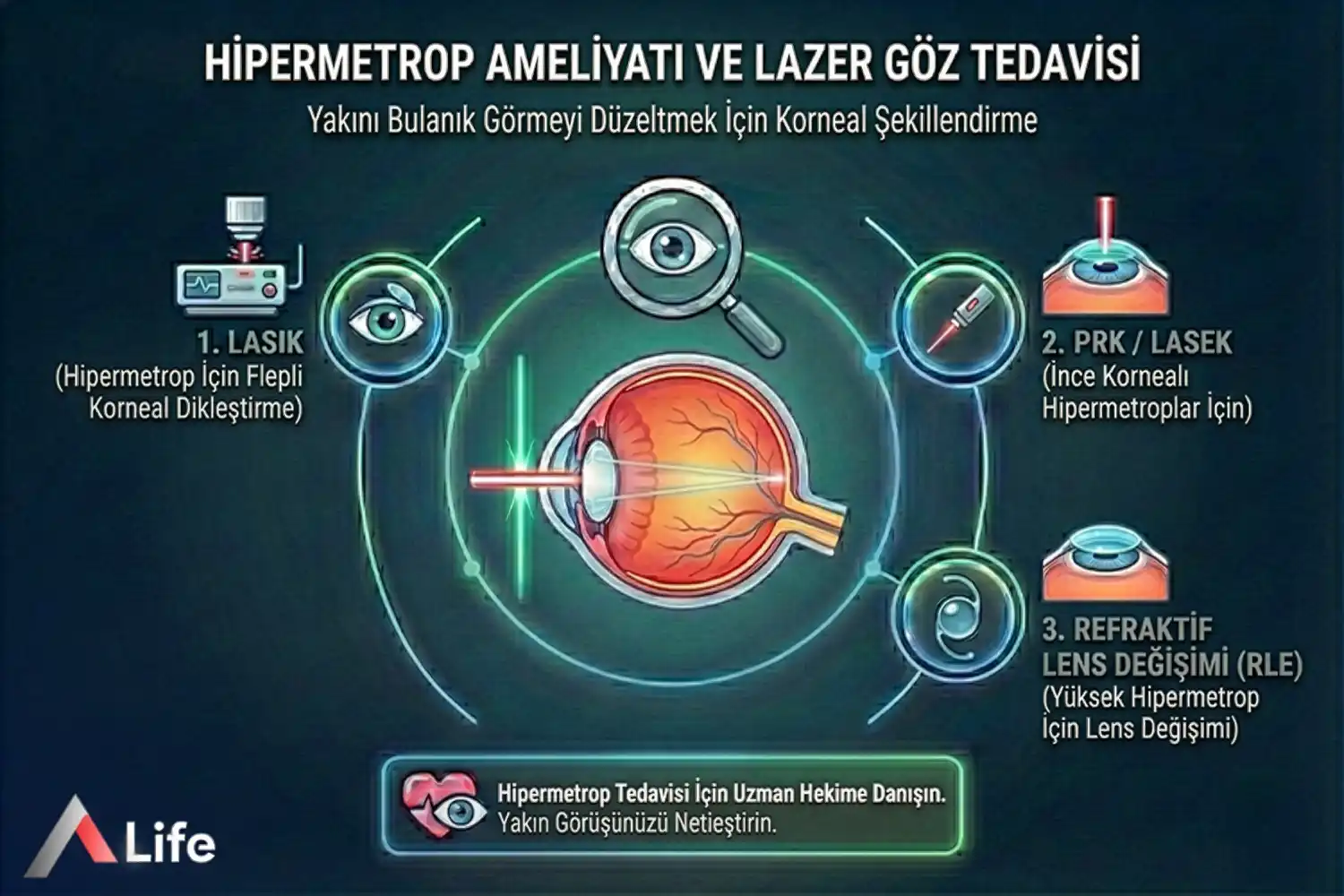 Hipermetrop Ameliyatı ve Lazer Göz Tedavi Rehberi