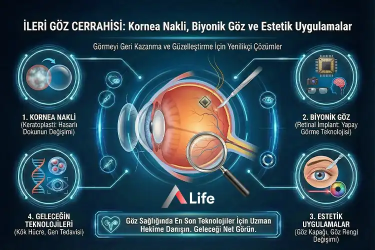 İleri Göz Cerrahisi: Kornea Nakli, Biyonik Göz ve Estetik Uygulamalar