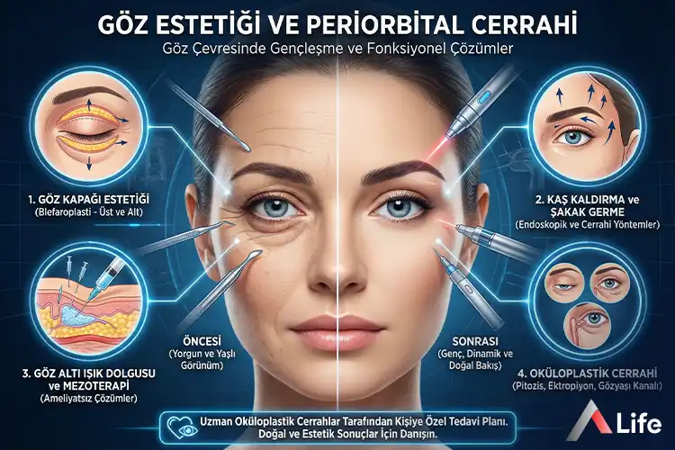 Göz Estetiği ve Periorbital Cerrahi Rehberi
