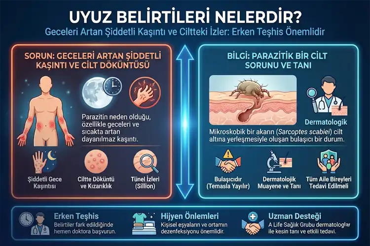 Uyuz (Sarkoptik Akar) Nedir? Belirtileri ve Kesin Tedavi Yöntemleri
