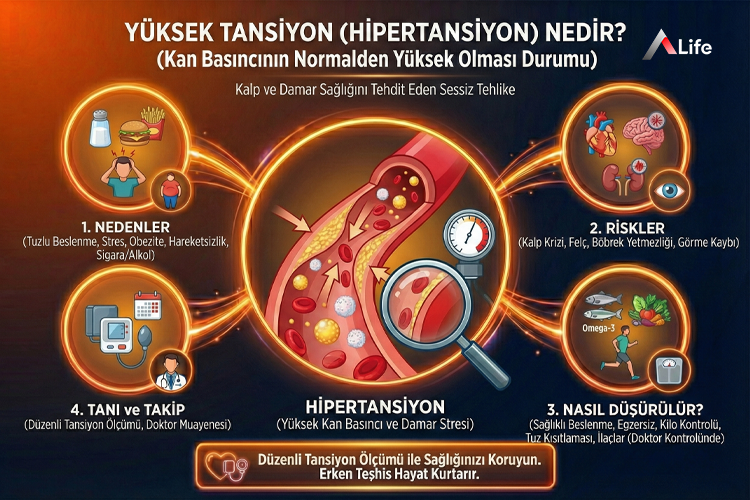 Yüksek Tansiyon (Hipertansiyon) Nedir?
