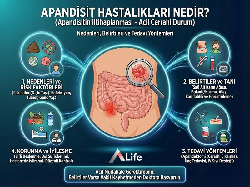 Apandisit Hastalıkları Nedir ?