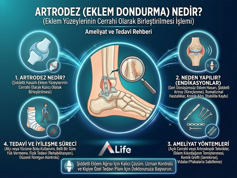 Artrodez (Eklem Dondurma) Nedir? Ameliyat ve Tedavi Rehberi