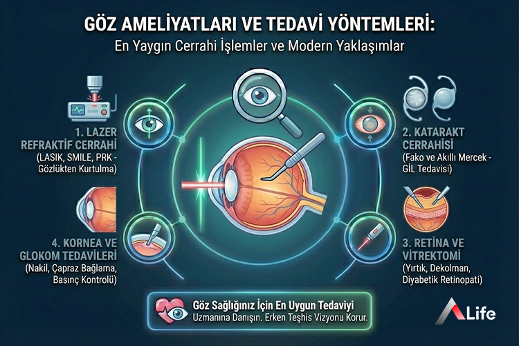 Göz Ameliyatı Fiyatları | Lazer, Akıllı Lens ve Göz Estetiği