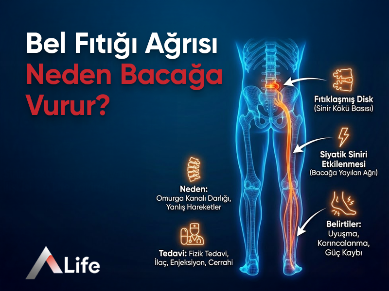 Bel Fıtığı Ağrısı Neden Bacağa Vurur?
