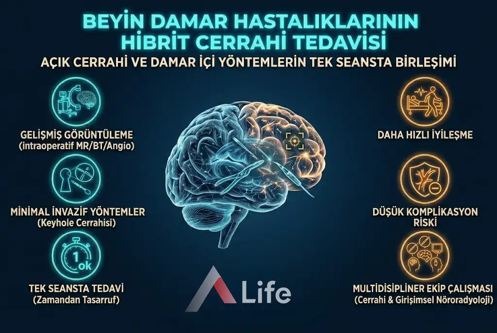 Beyin Damar Hastalıklarının Hibrit Cerrahi Tedavisi 