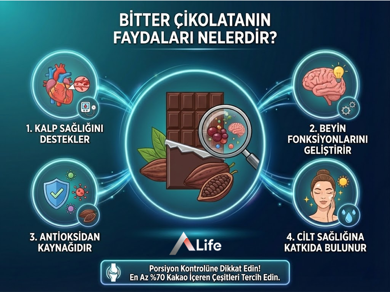 Bitter Çikolatanın Faydaları Nelerdir?
