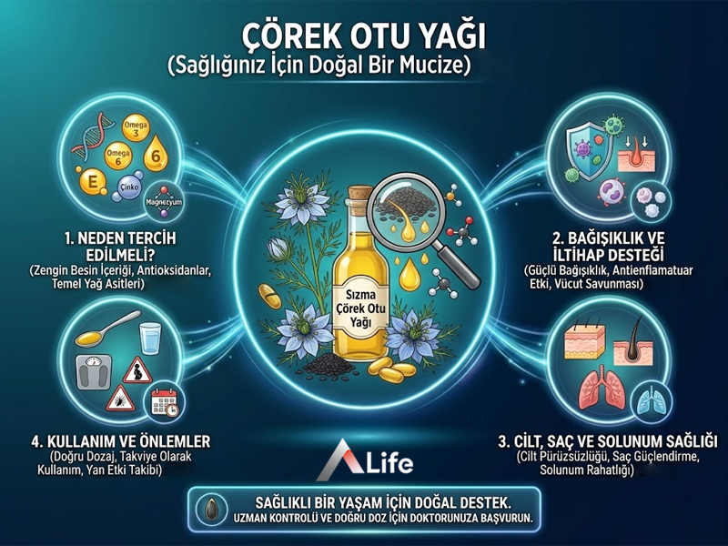 Çörek Otu Yağı: Sağlığınız İçin Doğal Bir Mucize