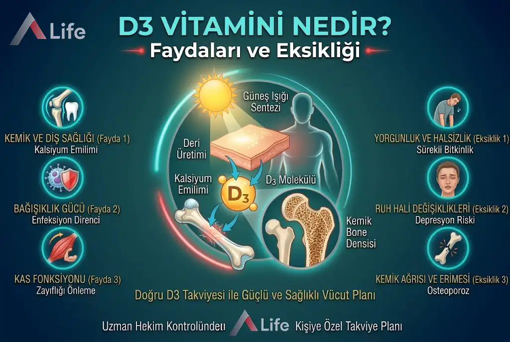 D3 Vitamini: Nedir, Faydaları ve Eksikliği