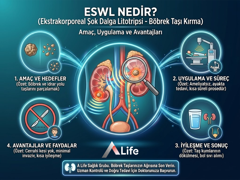 Ekstrakorporeal Şok Dalga Litotripsi (ESWL)