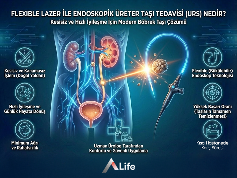 Flexible Lazer İle Endoskopik Üreter Taşı Tedavisi