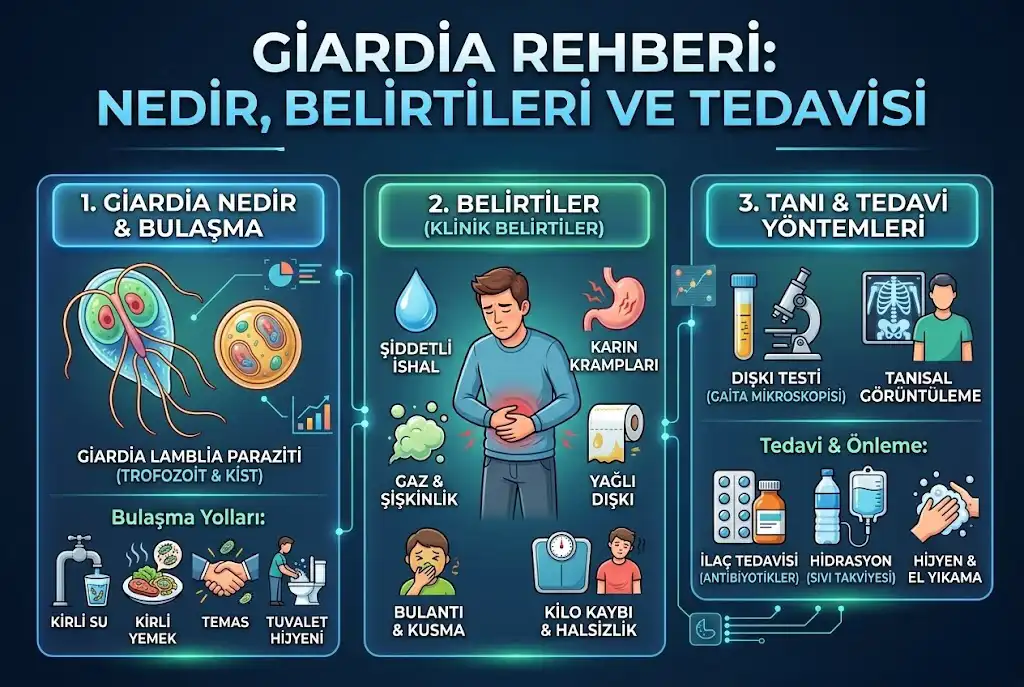 Giardia Nedir? Giardia Belirtileri ve Tedavi Yöntemleri