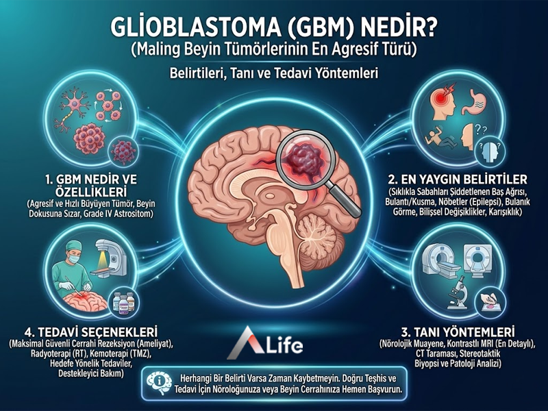 Glioblastoma (GBM) Nedir? Glioblastoma Belirtileri Nelerdir?