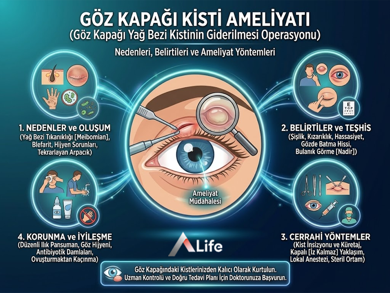 Göz Kapağı Kisti Ameliyatı - A Life Ankara Hastaneleri Tedavi Rehberi