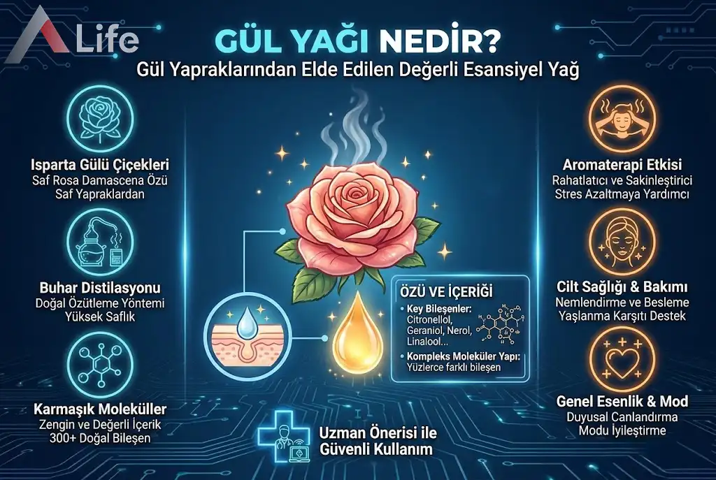 Gül Yağı Nedir? Faydaları Nelerdir?