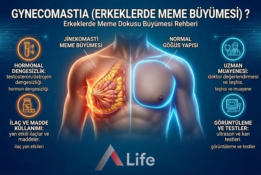 Gynecomastia (Erkeklerde meme büyümesi) ?