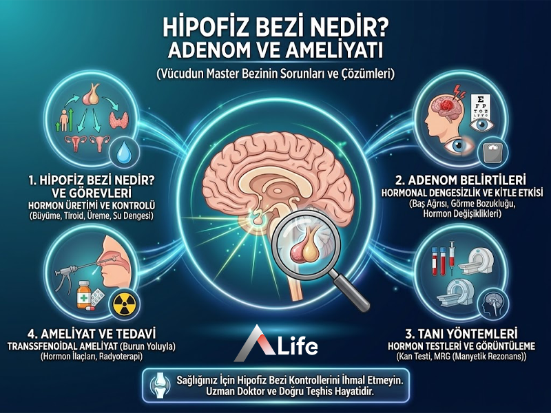 Hipofiz Bezi Nedir? Hipofiz Adenomu ve Ameliyatı