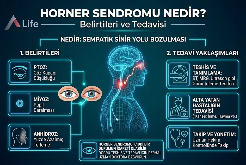 Horner Sendromu Nedir? Belirtileri ve Tedavisi - A Life Ankara Hastaneleri Tedavi Rehberi