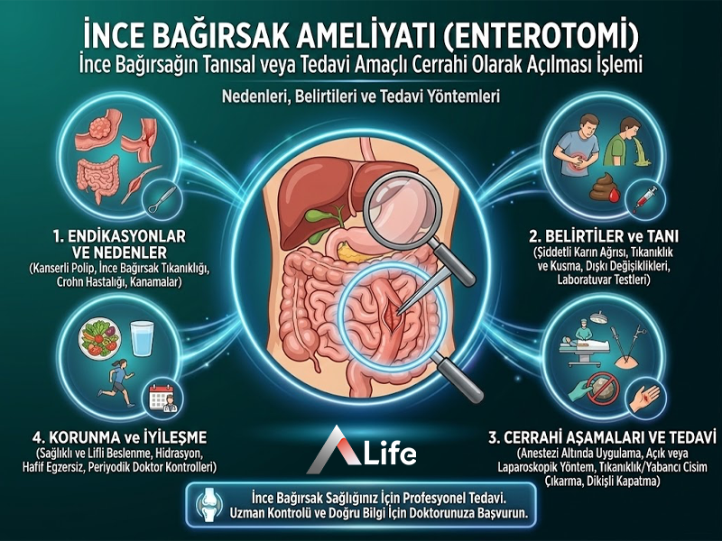 İnce Bağırsak Ameliyatı (Enterotomi)