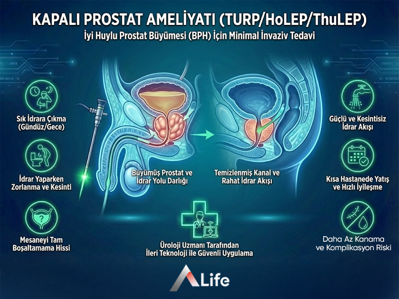 Kapalı Prostat Ameliyatı