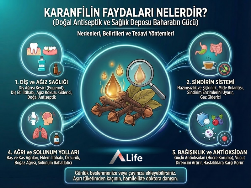 Karanfilin Faydaları Nelerdir? - A Life Ankara Hastaneleri Tedavi Rehberi
