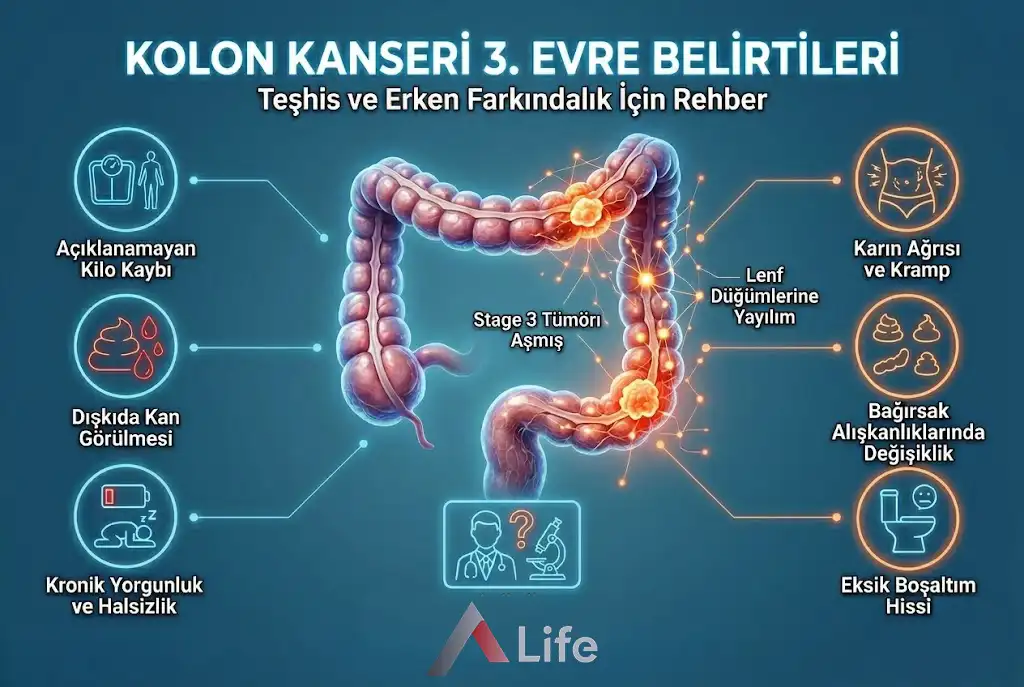 Kolon Kanseri 3. Evre Belirtileri