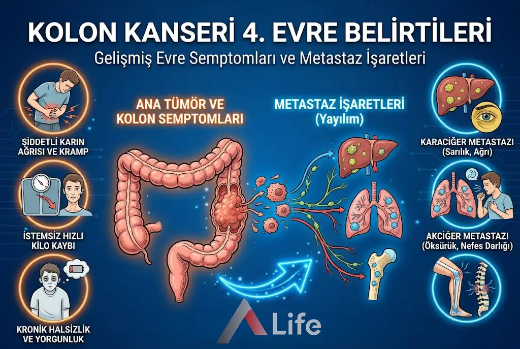 Kolon Kanseri 4. Evre Belirtileri