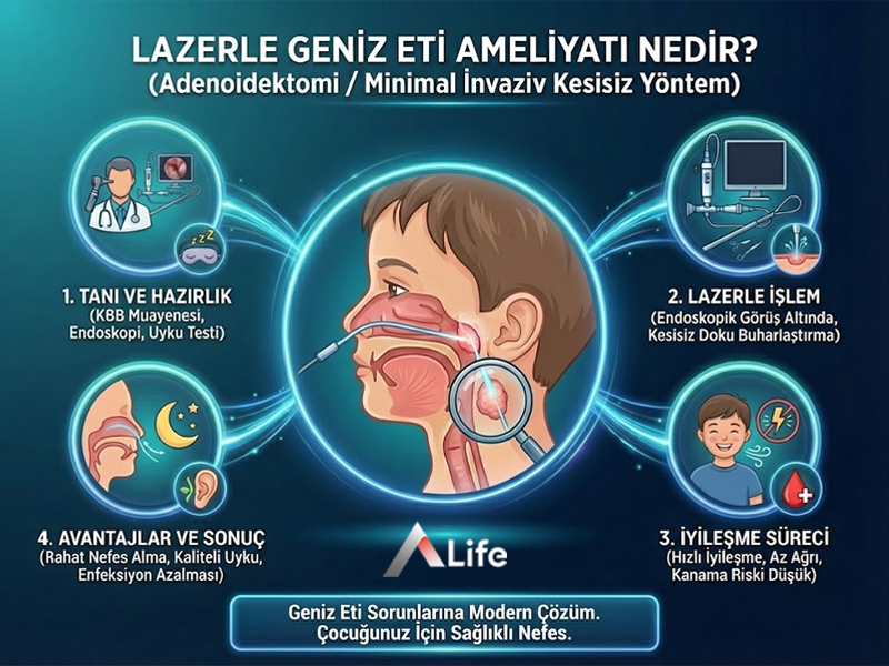 Lazerle Geniz Eti Ameliyatı