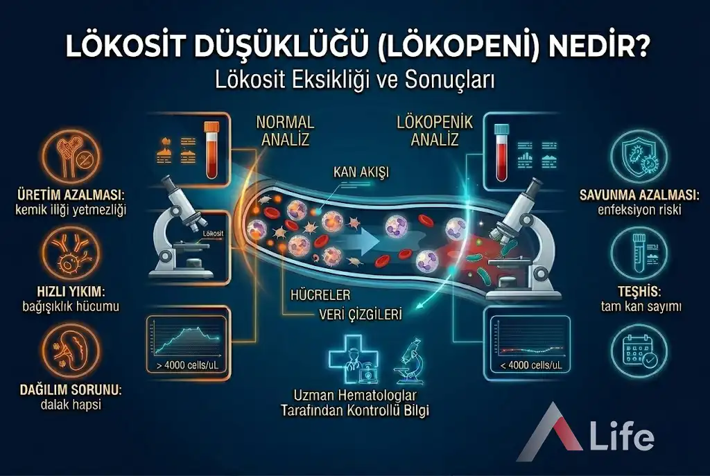 Lökosit Düşüklüğü (Lökopeni) Nedir?