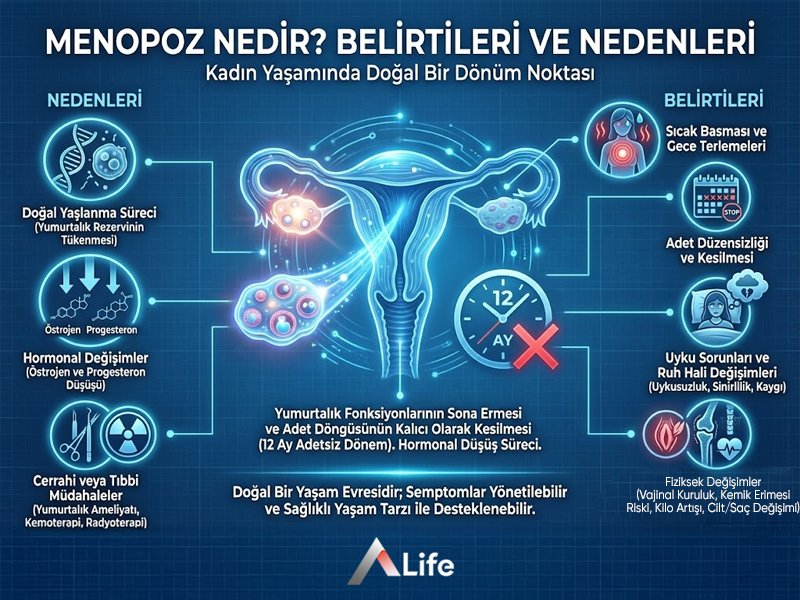 Menopoz Nedir, Belirtileri, Nedenleri