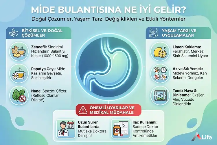 Mide Bulantısı Nedir? Mide Bulantısına Ne İyi Gelir?