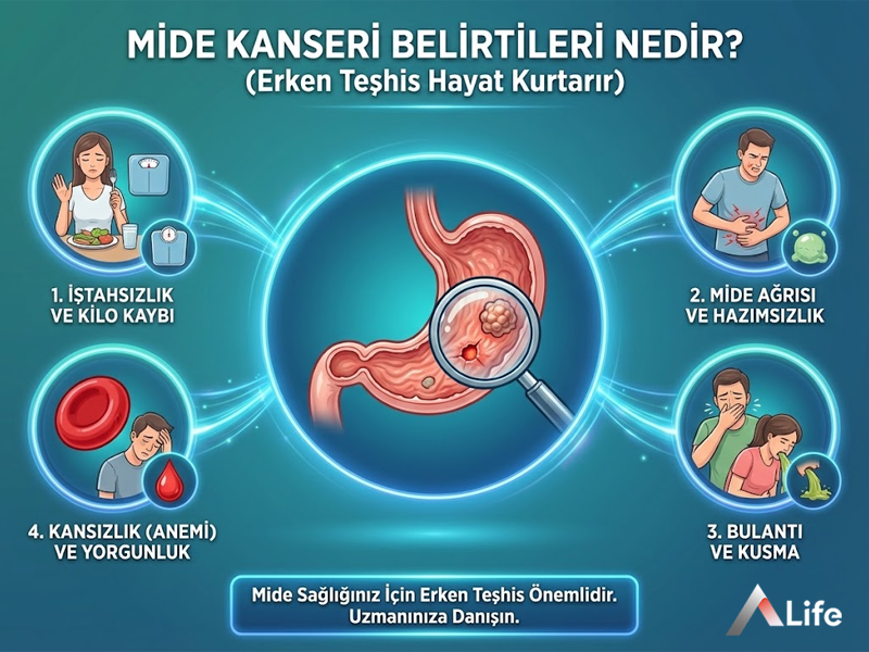 Mide Kanseri Belirtileri Nedir ?