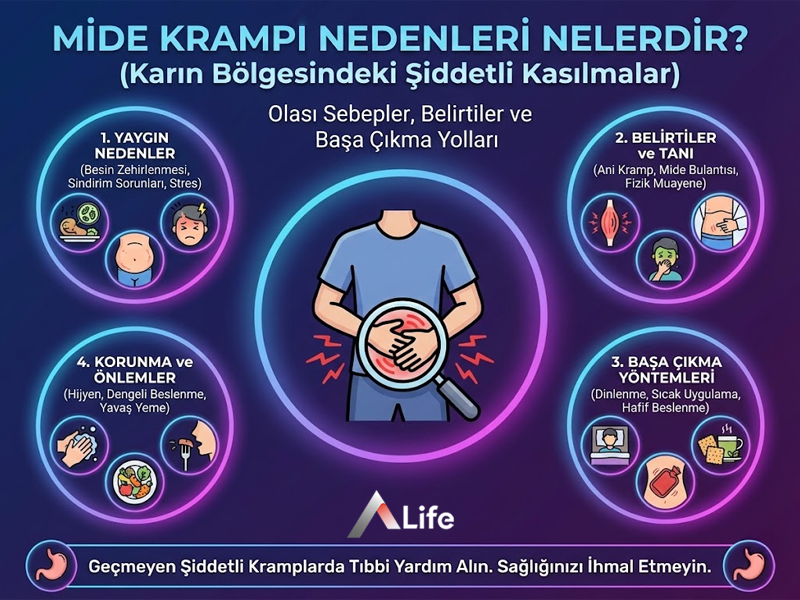 Mide Krampı Nedenleri Nelerdir?