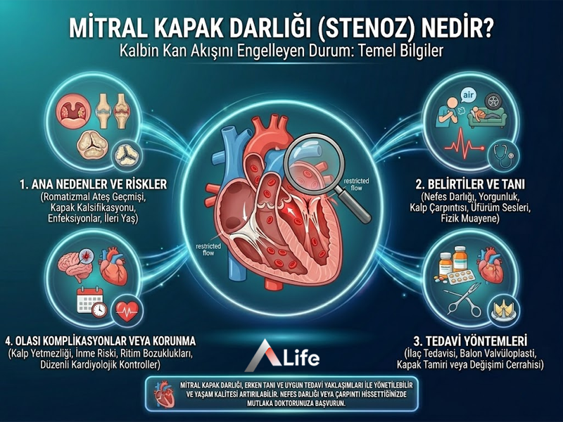 Mitral Kapak Darlığı (Stenoz) Nedir ?
