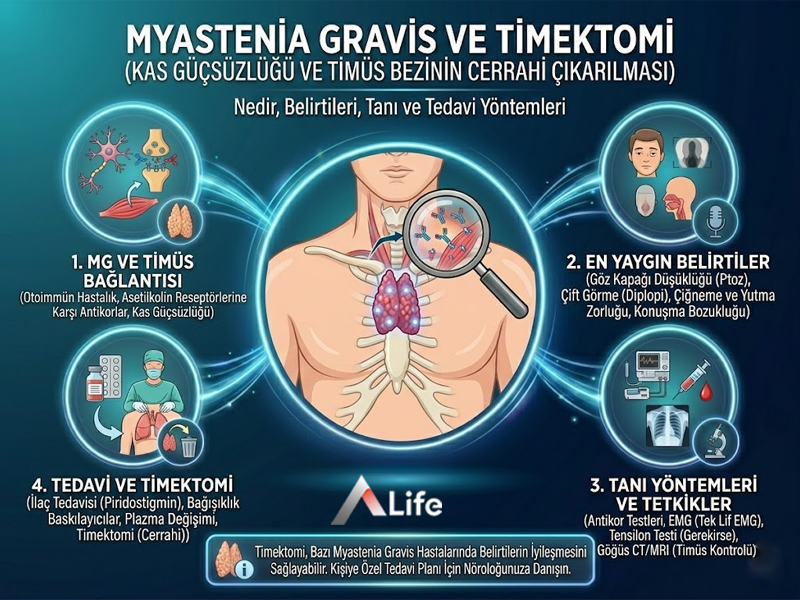 Myastenia Gravis ve Timektomi - A Life Ankara Hastaneleri Tedavi Rehberi