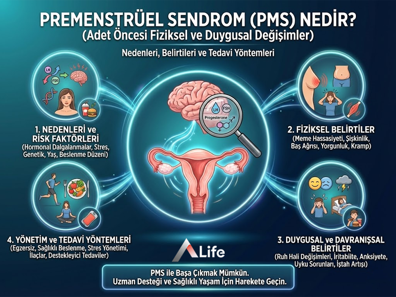 Premenstrüel Sendrom (PMS) - A Life Ankara Hastaneleri Tedavi Rehberi