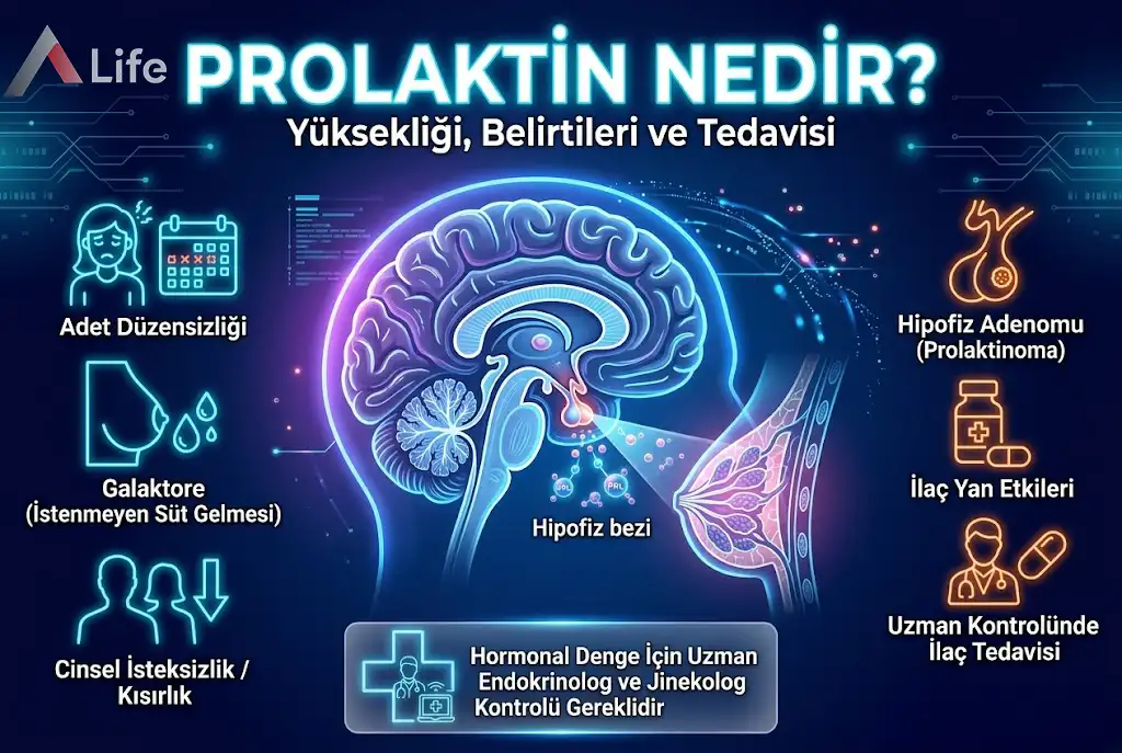 Prolaktin Nedir? Yüksekliği, Belirtileri ve Tedavisi