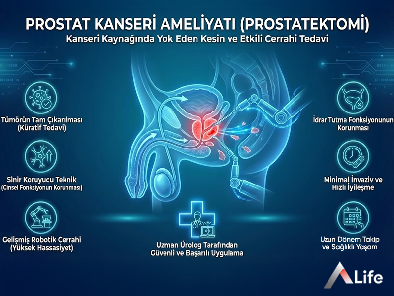 Prostat Kanseri Ameliyatı (Prostatektomi)