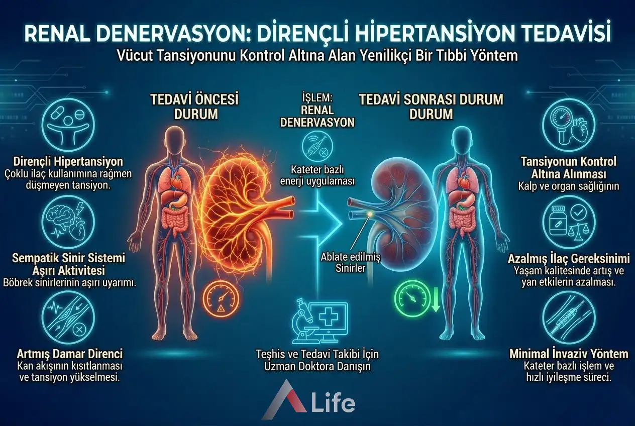 Renal Denervasyon: Dirençli Hipertansiyon Tedavisi