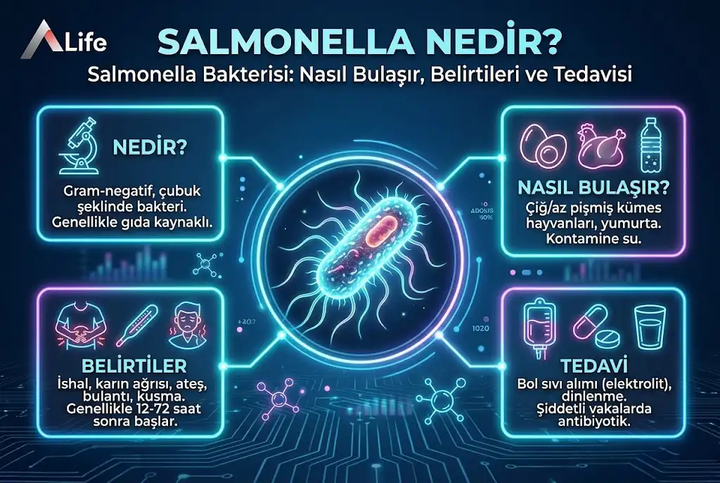 Salmonella Nedir? Nasıl Bulaşır, Belirtileri ve Tedavisi