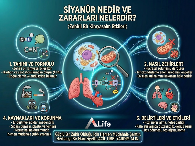 Siyanür Nedir? Siyanürün Zararları Nelerdir?