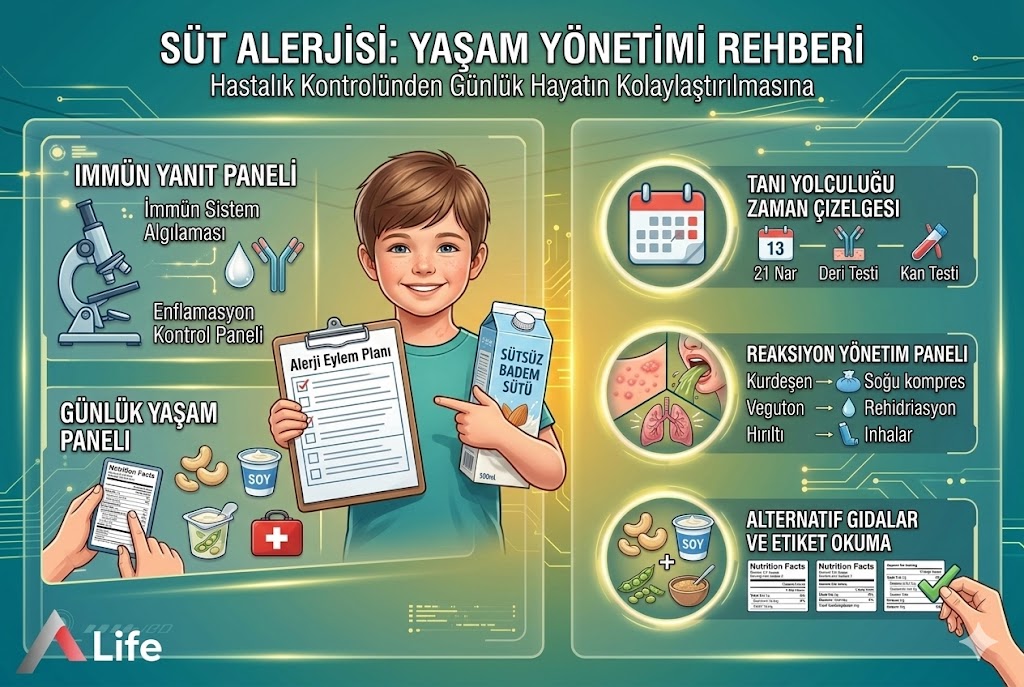 Süt Alerjisi Nedir? Belirtileri, Tanısı ve Tedavisi