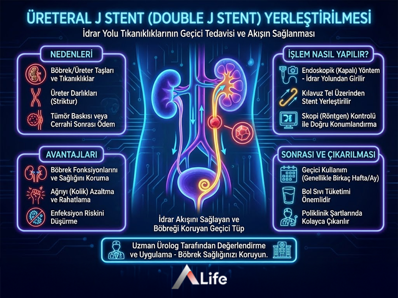 Üreteral J Stent Yerleştirilmesi